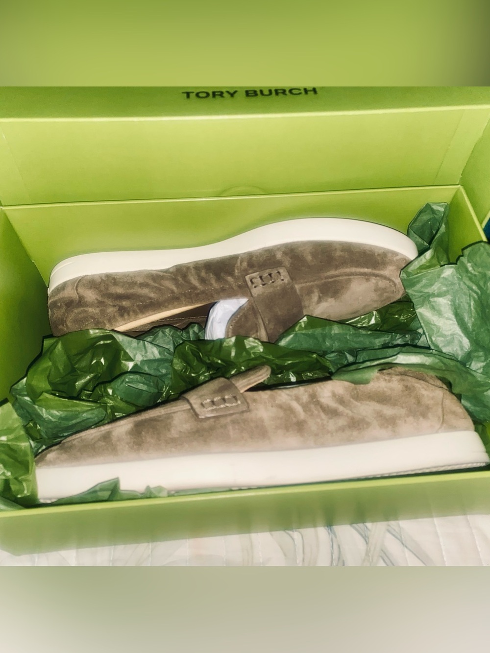 Tory Burch Ballet Sport Loafer in Toasted Sesame Size 8.5c - Picture 13 of 13